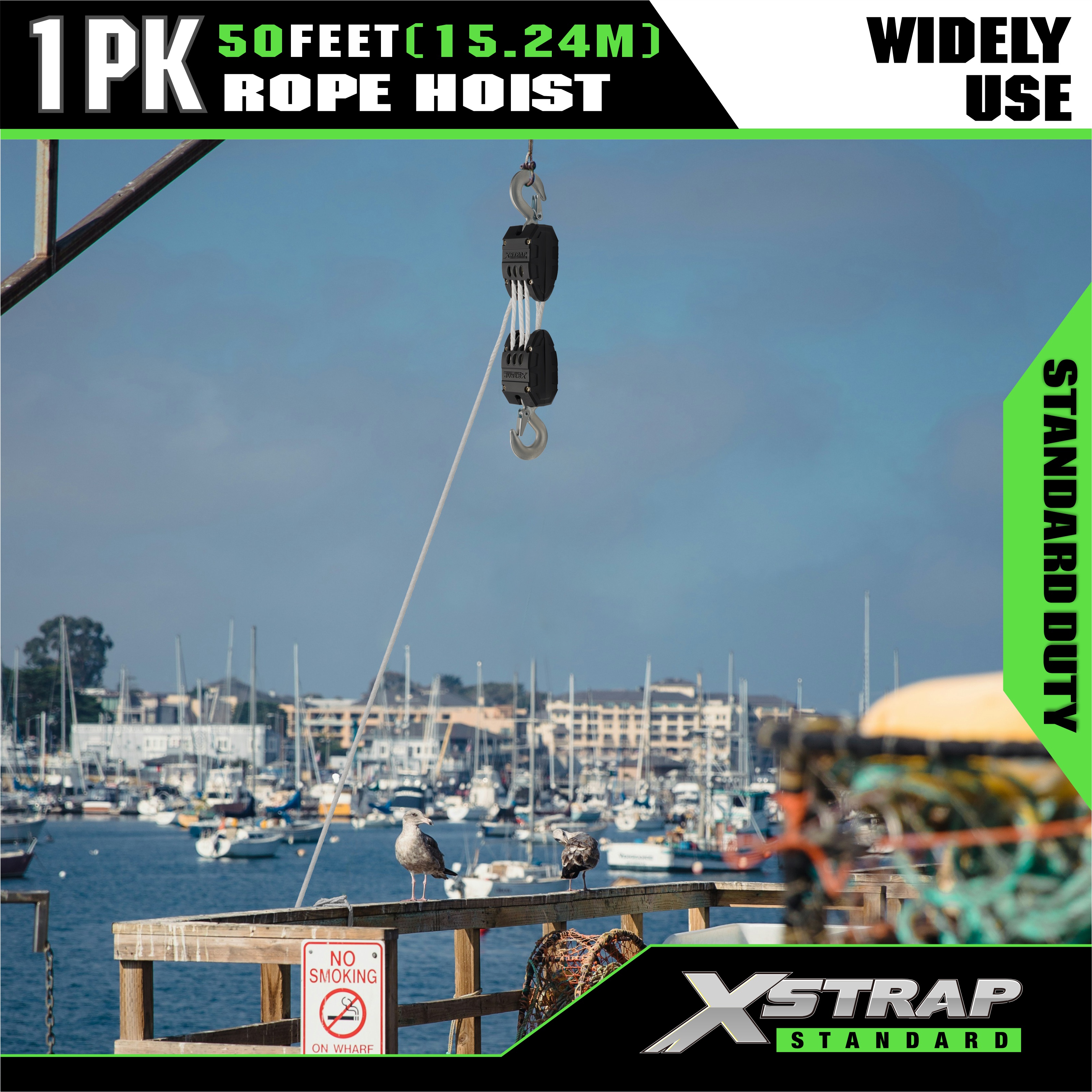 XSTRAP AHLT0003 Vitt lintelfersystem 1000LB Kapacitet