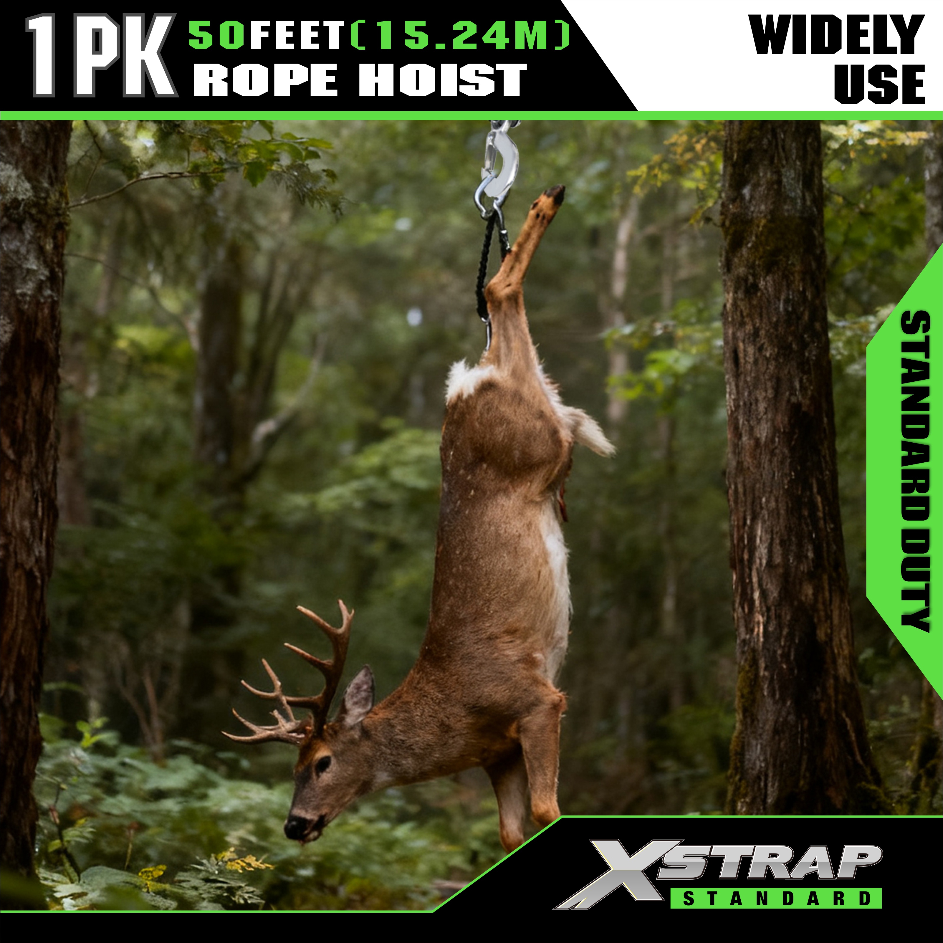 XSTRAP AHLT0003 Vitt lintelfersystem 1000LB Kapacitet