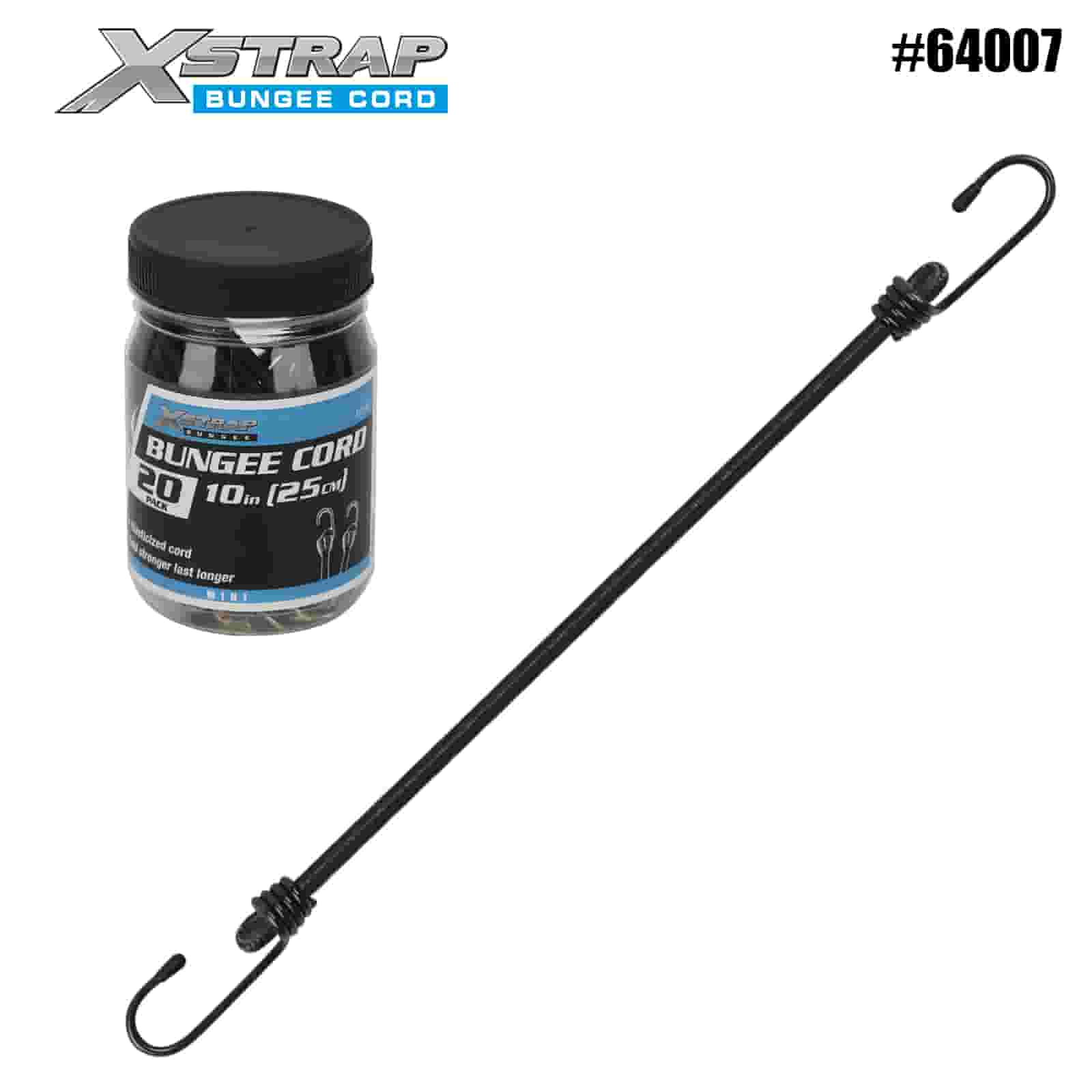 Xstrap 64007 20PK MINI Bungee-snöre 4mm x 10