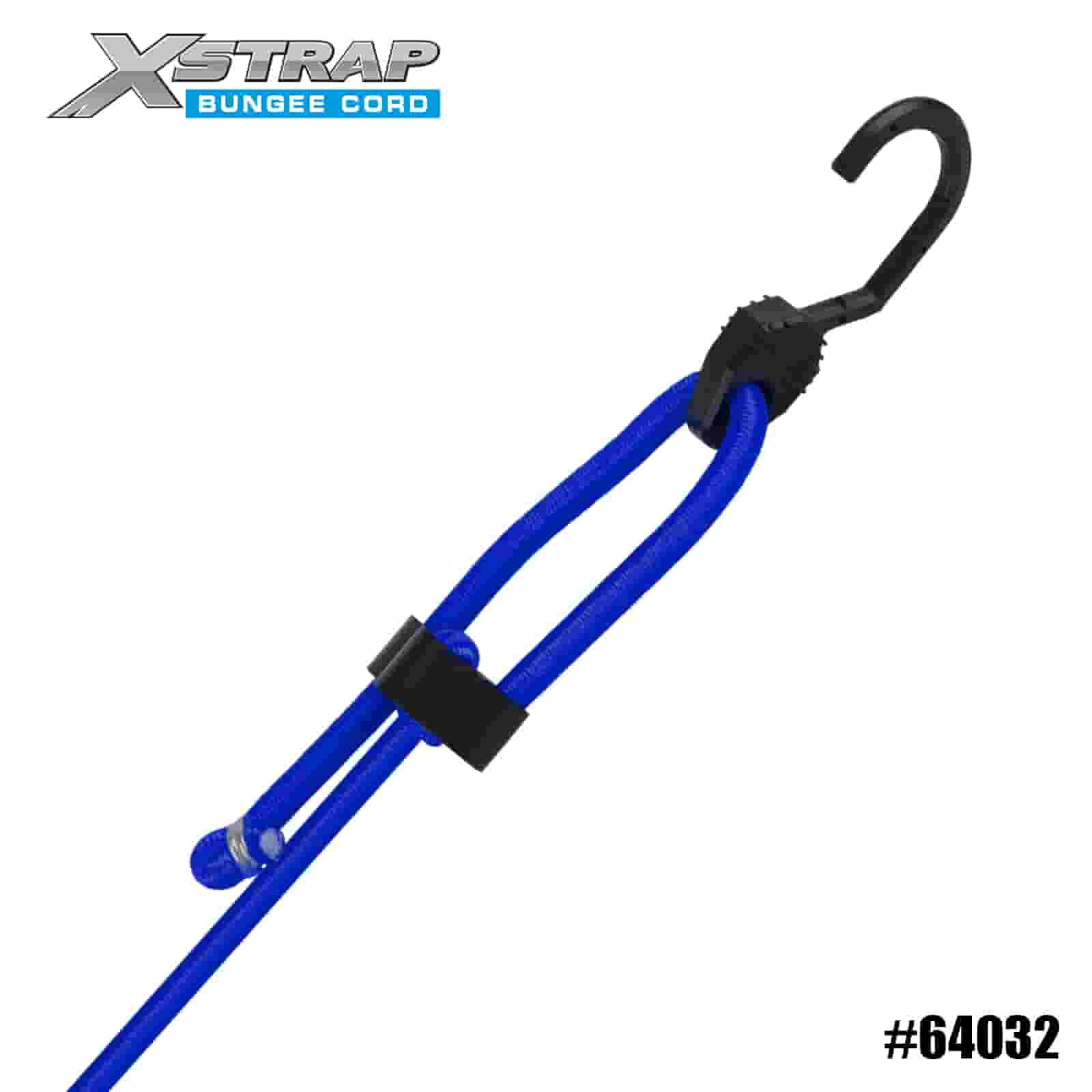 Xstrap 64032 3X justerbara bungeesnören 8 mm x 14”-20” 132-165lbs SWL
